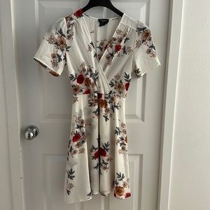 White Floral Dress